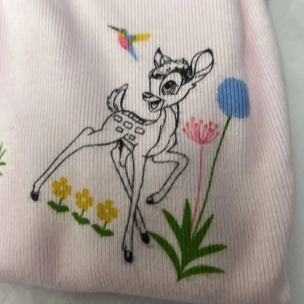 Janie and Jack 100049410 Pink Good Night Short Pajama Disney Friends NWT 2T